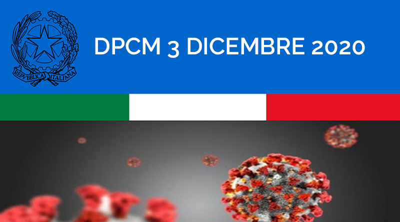 DPCM 3 dicembre