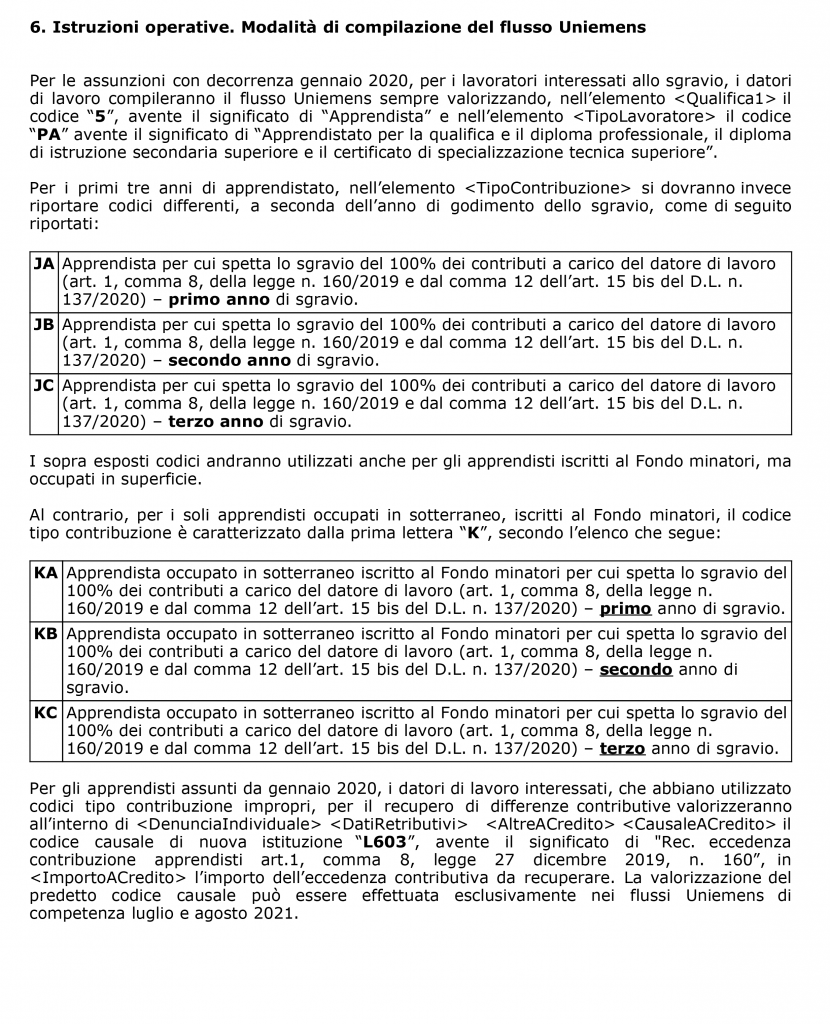 Sgravio contributivo