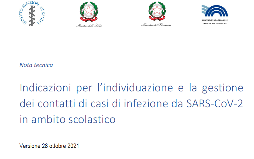 Gestione COVID in ambito scolastico