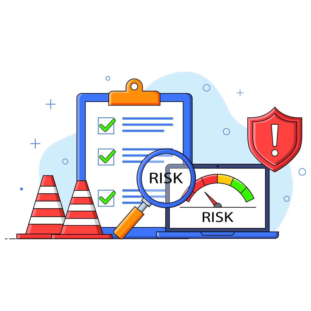 Illustrazione: la valutazione dei rischi con la lista di controllo